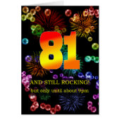 81番目の誕生日がまだ揺れる (正面)