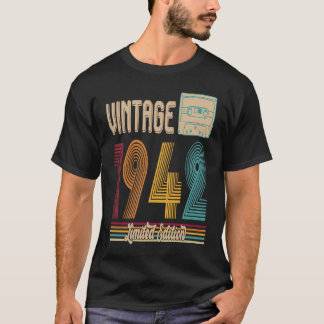 81番目の誕生日ヴィンテージカセット1942 Tシャツ