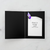 81誕生日ビール（黒） カード (内部)