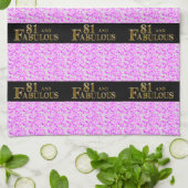 81誕生日 キッチンタオル (折り畳み)