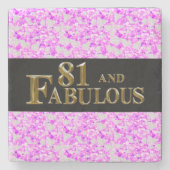 81誕生日 ストーンコースター (正面)