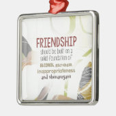 810.friendship偽り メタルオーナメント (左)