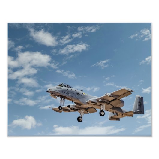 8154-A-10軍隊飛行機 フォトプリント            (正面)