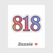 818 Angel Number Success Sticker シール (シート)