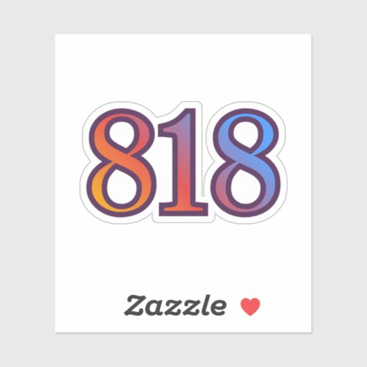 818 Angel Number Success Sticker シール (シート)