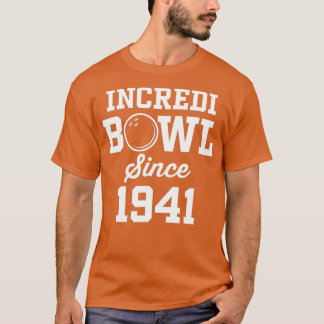 81 Year Old Bowler Bowling 1941 81st Birthday 1  Tシャツ