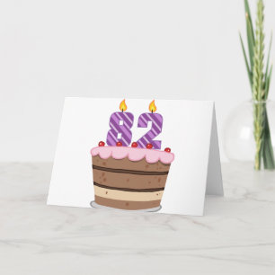 82歳お誕生日ケーキ カード
