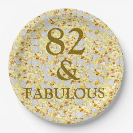 82歳の誕生日  ペーパープレート