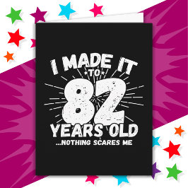 82歳皮肉ミームおもしろい82誕生日 カード