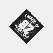 82歳皮肉ミームおもしろい82誕生日 スタンダードカクテルナプキン (角)