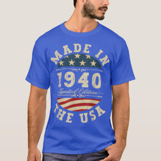 82歳Bday Limited Edition 1940 USA 82th Bi Tシャツ