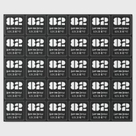 82番目の誕生日:インスパイアアールデコの検索「82」と名前 ラッピングペーパー