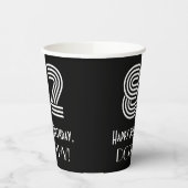 82番目の誕生日:インスパイアアールデコの検索「82」 +名前 紙コップ (左)