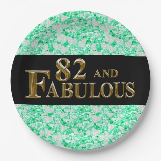 82番目の誕生日 ペーパープレート (正面)