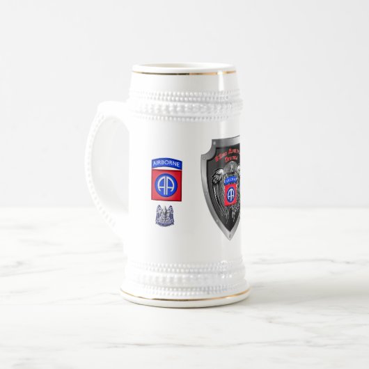 82空挺師団 - フォートブラッグ ビールジョッキ (正面左)