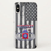 82空挺師団「最前線で戦い抜く」 Case-Mate iPhoneケース (裏面)