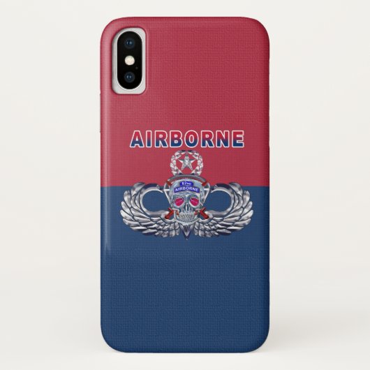 82空挺師団「最前線へ」 Case-Mate iPhoneケース (裏面)