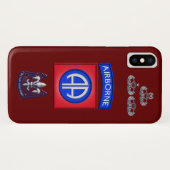 82空挺師団「限りなく前進」 Case-Mate iPhoneケース (裏面(横))