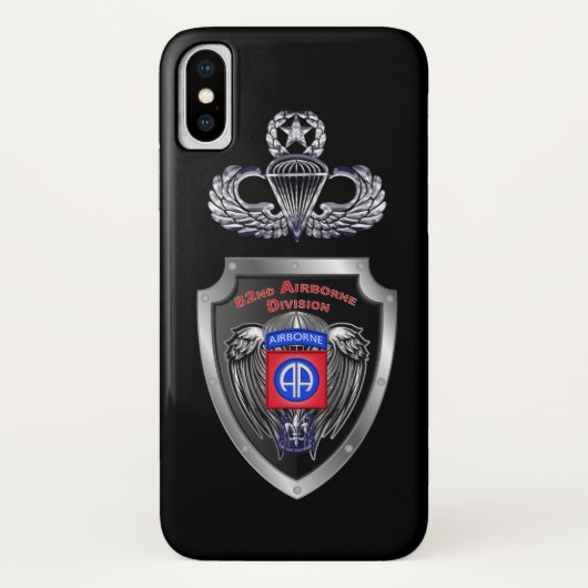 82空挺師団「All The Way」 Case-Mate iPhoneケース (裏面)