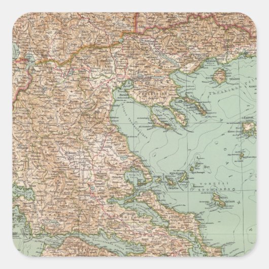 8283ギリシャ スクエアシール (正面)