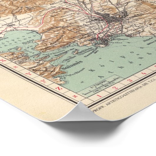 8283 Greece ポスター (角)