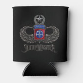 82nd空中ジャンプマスターブラッククーラーボックス 缶クーラー (正面)