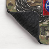 82nd空中ジャンプマスター迷彩柄マウスパッド マウスパッド (コーナー)