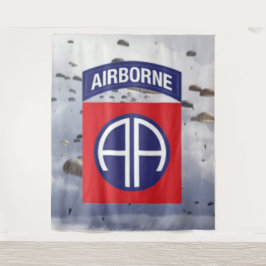 82nd エアボーン ディビジョン フォト背景 2 タペストリー