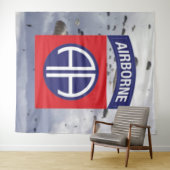 82nd エアボーン ディビジョン フォト 背景 2 タペストリー (インサイチュ(横))