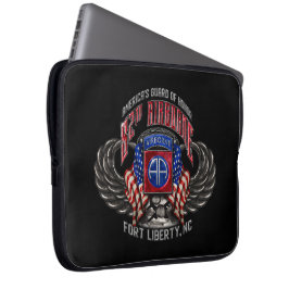 82nd Airborne Black 15インチラップトップスリーブ ラップトップスリーブ