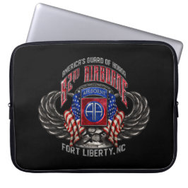 82nd Airborne Black 15インチラップトップスリーブ ラップトップスリーブ