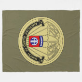 82nd Airborne Division – アメリカの名誉衛兵 フリースブランケット (正面(横))