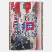 82nd Airborne Division  スローブランケット (正面縦)