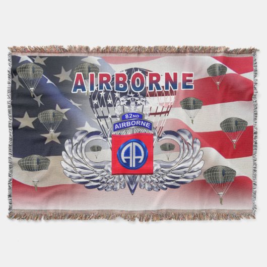 82nd Airborne Division  スローブランケット (正面)
