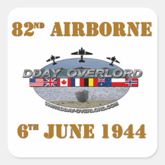 82nd Airborne Division 6th June 1944 スクエアシール