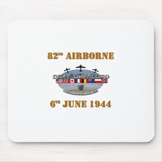 82nd Airborne Division 6th June 1944 マウスパッド (正面)