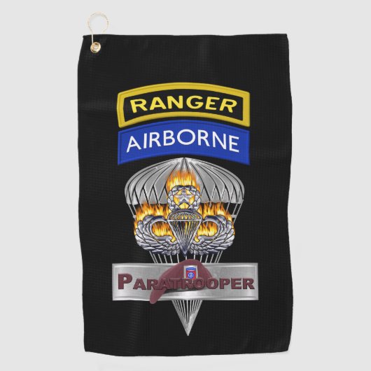 82nd Airborne Division Airborne Ranger ゴルフタオル (正面)