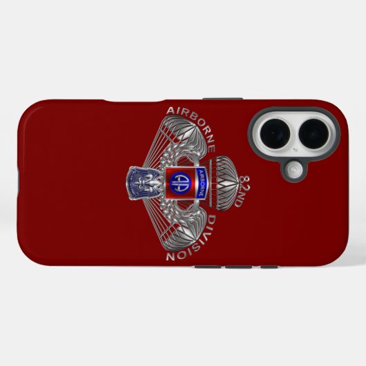 82nd Airborne Division Case-Mate iPhoneケース (裏面 (横))