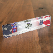 82nd Airborne Division DAD デスクネームプレート (側面)