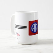 82nd Airbourneパッチ コーヒーマグカップ (正面左)