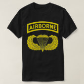 82nd Army Airborne Division Paratrooper Tshirt, Ve Tシャツ (デザイン正面)