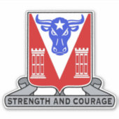 82nd Engineers Crestシール シール (正面)