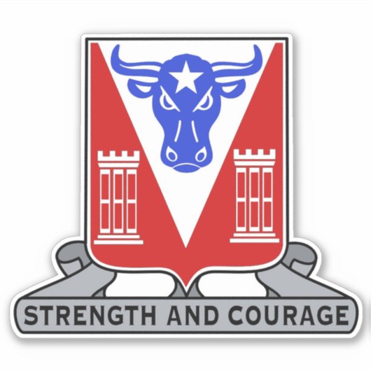 82nd Engineers Crestシール シール (正面)
