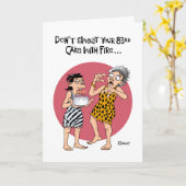 83ユーモアのある誕生日 カード (黄色い花)