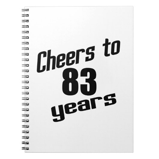 83年への応援 ノートブック (正面)