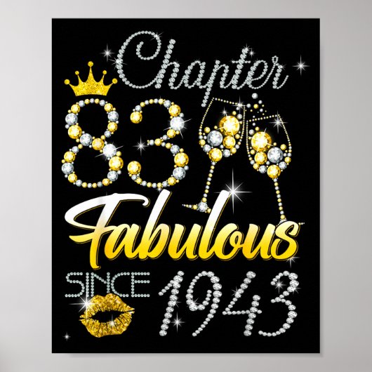 83歳の誕生日クイーン チャプター83 1943年から素晴らしい ポスター (正面)