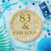 83歳の誕生日 ペーパープレート (パーティー)