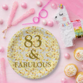 83歳の誕生日 ペーパープレート (パーティー)