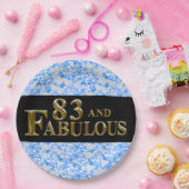 83歳の誕生日 ペーパープレート (パーティー)