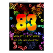 83番目の誕生日がまだ揺れる (正面)